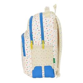 Mochila Escolar Benetton Topitos 32 x 42 x 15 cm