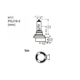 Bombilla para Automóvil M-Tech PTZSW11-DUO 12 V Parte trasera Halógena 55 W Bombilla para Automóvil M-Tech PTZSW11-DUO 12 V Parte trasera Halógena 55 W