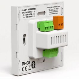 Fonestar KS-WALL-4 Kit de Sonido con Amplificador de Pared y 4 Altavoces de Techo de 6'', Bluetooth, USB, FM y Mando a Distancia