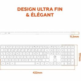 Teclado Mobility Lab KMP2000W Blanco