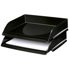 Bandeja Sobremesa Cep Plastico Apaisada Negro 351x260x69 mm