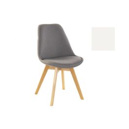 Silla Scandi DKD Home Decor Blanco 56 x 83 x 48 cm