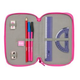 Safta Plumier Escolar Triple Cremallera 37 Piezas Barbie 195x125x55 mm