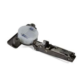 Salice Silentia+ Bisagra Decelerante Ø35mm Apertura 110º Acabado Titanio Cazoleta 13,5mm Codo Superacodado para Armarios/Muebles