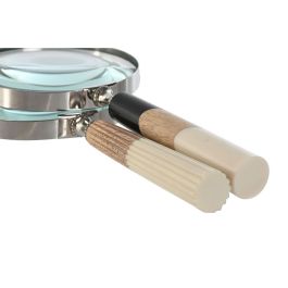 Figura Decorativa Home ESPRIT Bicolor Colonial Lupa 10 x 2,5 x 24,5 cm (2 Unidades) Figura Decorativa Home ESPRIT Bicolor Colonial Lupa 10 x 2,5 x 24,5 cm (2 Unidades)