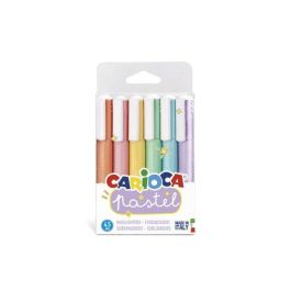 Carioca Marcador Pastel Punta Biselada - 6 Colores en Bolsa PVC Precio: 3.78999951. SKU: B15NARQNRK