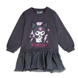Cerdá Sudadera French Terry Tul Hello Kitty Kuromi 10 años Dark Gray