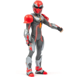 Gormiti GRV034 Figura Articulada Vástago con Armadura Modelo Fuego 27 cm para Niños a partir de 4 Años