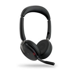 Jabra Evolve2 65 Flex MS Stereo Auriculares Inalámbricos y Alámbricos USB-C Negro
