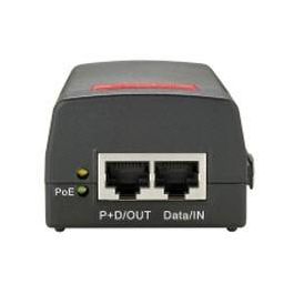 LevelOne Inyector PoE POI-2002 Ethernet Rápido 10/100 Mbit/s IEEE 802.3af Negro 52V