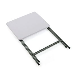 Versa Mesa Plegable Blanca 37.5x47.5x65.5 cm Versa Mesa Plegable Blanca 37.5x47.5x65.5 cm