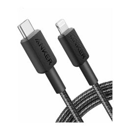 Anker A81B5G11 Cable USB-C a Lightning 0.9 m Negro, Conector Macho, Nylon, 30 W, Plug and Play Precio: 43.79000043. SKU: B1CHBRJJ4W
