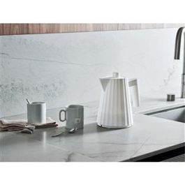 Alessi MDL06 W Hervidor Eléctrico Plissé Blanco 1,7 Litros Diseño Michele De Lucchi Alessi MDL06 W Hervidor Eléctrico Plissé Blanco 1,7 Litros Diseño Michele De Lucchi