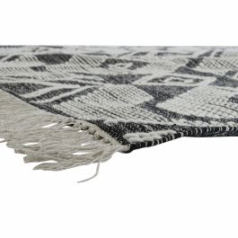 Alfombra Boho DKD Home Decor Negro Blanco 230 x 1 x 160 cm