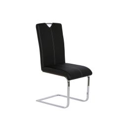 Silla Moderno DKD Home Decor Negro 45 x 102 x 59 cm