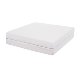 CANDIDE Colchón Plegable 2 Piezas Crudo - 60x120 cm CANDIDE Colchón Plegable 2 Piezas Crudo - 60x120 cm