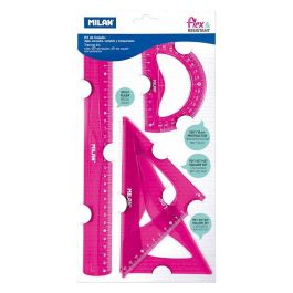 Milan Reglas Flex&Resistant 30 cm Rosa Translucido Kit De 4 Piezas Precio: 2.6899994. SKU: B12KZRYRZ5