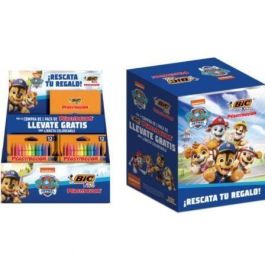 Bic Expositor Paw Patrol Lápices de Cera Plastidecor y Cuadernos Núm. artículo 300556 - 24 Packs de 12 Unidades de Ceras Surtido de Colores Precio: 76.68999965. SKU: B15CZMK8GF