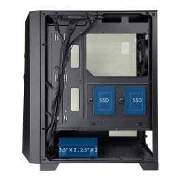 Xilence XG131 X712.RGB Midi Tower PC Negro ATX micro ATX Mini-ATX ABS Plástico Acero Vidrio templado Juego