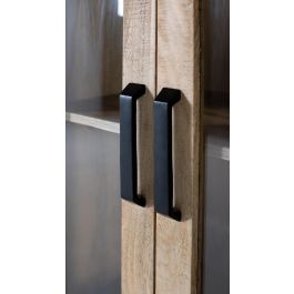 Giner Y Colomer Alacena Madera de Mango 2 Puertas Cristal 2 Puertas Madera
