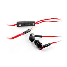 Auriculares Intrauditivos Con Micrófono Rojos ELBE AU-R10-MIC
