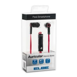 Auriculares Intrauditivos Con Micrófono Rojos ELBE AU-R10-MIC