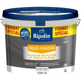Ripolin 290380 Pintura base para placas de yeso, Blanco Mate, 12 L Precio: 110.49999994. SKU: B16GHQ5B5Q