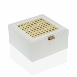 Caja-Joyero Versa Cuadrado Blanco (16 x 8 x 16 cm) Precio: 12.94999959. SKU: S3408136