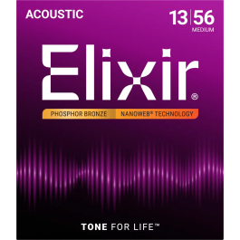 Elixir Cuerdas Acústica Nanoweb 92/8 Phosphor Bronze Calibre M 13-56 Precio: 17.99589077. SKU: B1KBJN6TH8