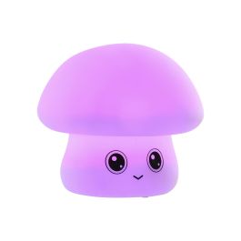 DKD Home Decor Quitamiedo infantil Baby Decoración Luminosa LED PVC Blanco 12 x 12 x 12 cm (6 Unidades)