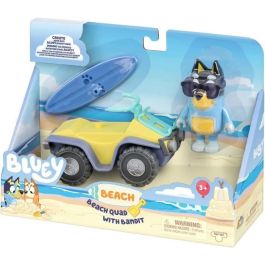 BLUEY quad de playa con figura Bandit y accesorios - Bluey