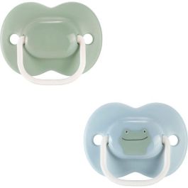 Chupetes - TOMMEE TIPPEE - ANYTIME - 6-18 meses - Set de 2 chupetes simétricos sin BPA - Cápsula de esterilización reutilizable