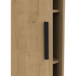 Mueble contenedor - Entrada - 2 puertas correderas - Roble Hamilton - 101 x 35 x 101 cm - IZZY - DEMEYERE