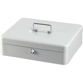 Caja para monedas - BURG WACHTER - Money 5030 Gris claro - Apertura con llave, acero gris claro