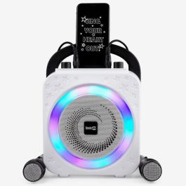 Altavoz Bluetooth con Micrófono Karaoke RockJam Disco Light RJPS150-BK