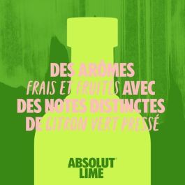 Absolut Lime - Vodka con sabor - 40% - 70 cl