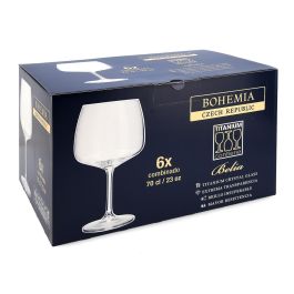 Caja 6 Copas Combinado Cristalin Belia Bohemia 70 cL