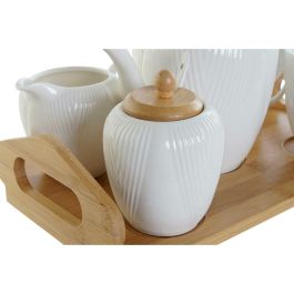 Cafe Basicos DKD Home Decor Blanco Natural 20 x 15 x 33 cm Set de 6 Cafe Basicos DKD Home Decor Blanco Natural 20 x 15 x 33 cm Set de 6