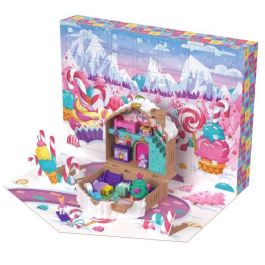 Polly Pocket JFV13 - Calendario de Adviento de Casas de Jengibre con Sorpresas