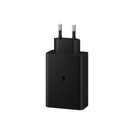 Samsung EP-T6530NBEGEU Cargador de Pared 65W Triple Puerto para Carga Rápida con 2x USB-C y 1x USB-A Negro