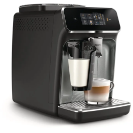 Philips EP2339/40 Cafetera Espresso Serie 2300 con Molinillo Cerámico - Sistema LatteGo, 4 Recetas - Color Panther Black
