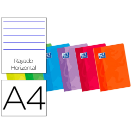 Oxford Libreta Escolar Din A4 48 Hojas Rayado Horizontal Colores Surtidos Precio: 39.58999968. SKU: B17Q56XC2Y