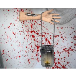 Mano Colgante Zombie Con Bote Y Luz Para Escenografía De Terror Precio: 11.49999972. SKU: B1GT93MMDK