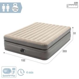 Cama aire queen prime comfort elevated altura 51 cm peso máximo 272 kg . bomba electrica incorporada Cama aire queen prime comfort elevated altura 51 cm peso máximo 272 kg . bomba electrica incorporada