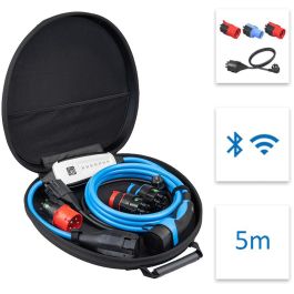 NRGkick 32A 5m Set Optimal WLAN inkl. Adapter und Tasche | Cargador Coche Eléctrico | 22 kW, 32 A, Type 2, Wifi, Bluetooth | Negro, Azul, Rojo Precio: 969.88999943. SKU: B1B8SMMARY