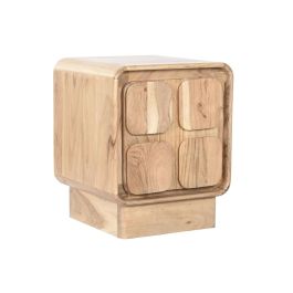 Mesita De Noche Moderno DKD Home Decor Natural 40 x 50 x 40 cm Mesita De Noche Moderno DKD Home Decor Natural 40 x 50 x 40 cm