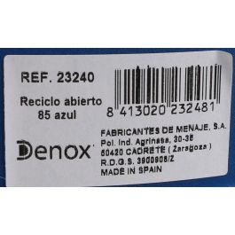 Cubo de Basura para Reciclaje Denox 85L Azul (2 Unidades) Cubo de Basura para Reciclaje Denox 85L Azul (2 Unidades)