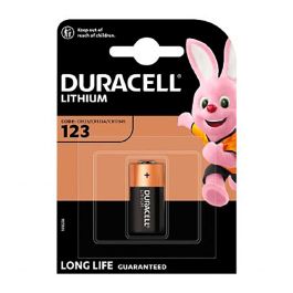 Duracell Pila Litio CR123 3V Ø17 x 34,5 mm Blister 1 Ud Precio: 5.50000055. SKU: S6502351