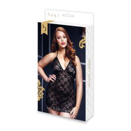 Picardías de Encaje Negro Queen Size Baci Lingerie BW3103