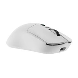 COOLBOX Ratón COO-MOU-W03-W Inalámbrico Blanco Ultraligero 10.000 DPI Gaming y Oficina Recargable